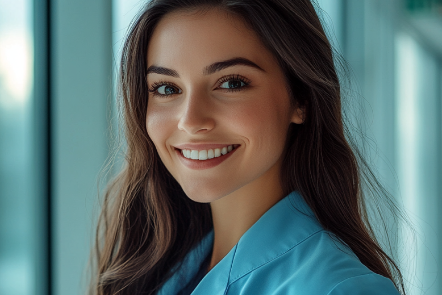 Fitted White Lab Coat